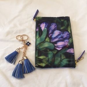 Sonia Kashuk dual zipper cosmetic bag